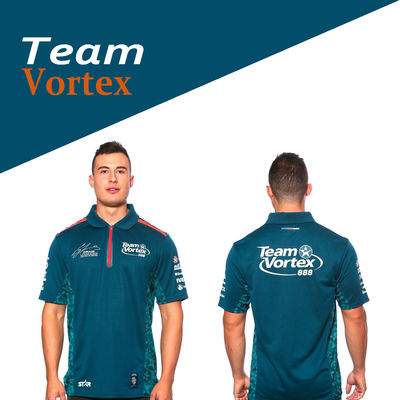 Short Sleeve Woven Fabric Polo Shirts Custom Logo Event Uniform for Men's Rugby Golf