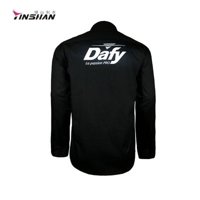Custom Embroidered Motorcycle Polo Shirt for Men Quick Dry Polyester Cotton Uniform