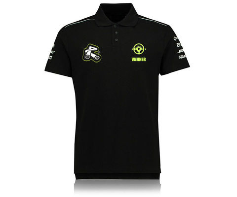 Sportswear Customized Color Men's Quarter-Zip Polyester Polo T-Shirt for Event Promotion