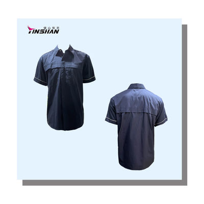 Short Sleeve One Piece Engineer Workwear Overall for Unisex in Workshop Clothing Suit