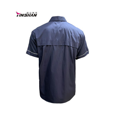 Short Sleeve One Piece Engineer Workwear Overall for Unisex in Workshop Clothing Suit