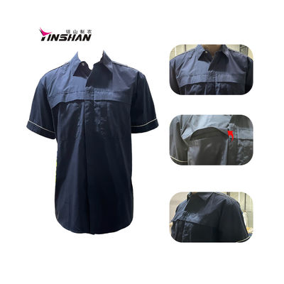 Short Sleeve One Piece Engineer Workwear Overall for Unisex in Workshop Clothing Suit