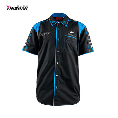 Customized Designs Logo Customize Logo Acceptable Men Polo Shirts for Motocross Racing