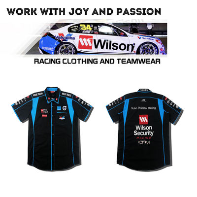 Customized Designs Logo Customize Logo Acceptable Men Polo Shirts for Motocross Racing