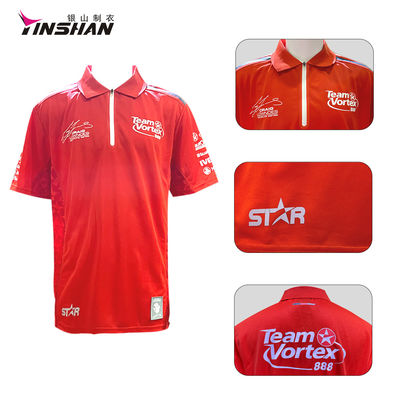 Customized Printing Methods Sublimation Polo Shirt for Unisex F1 Racing and Motocross