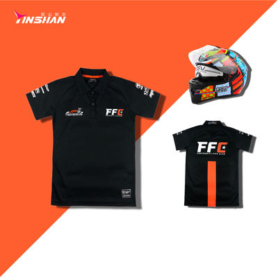 Custom Sublimated Polo Shirt for Sports Enthusiasts Perfect for Cycling and Motocross