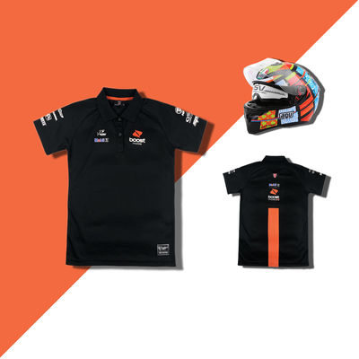 Custom Sublimated Polo Shirt for Sports Enthusiasts Perfect for Cycling and Motocross