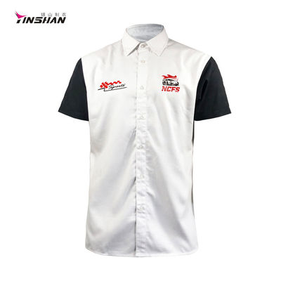 Custom Printed Polo Shirt for Unisex Motor and Racing Sports Team in Cotton/Poly Blend