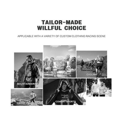 Customized Long Sleeve Windproof Thermal Cycling Jackets for Adults in S/M/L/XL Sizes