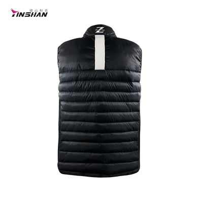 Winter Moto Biker Style Custom Logo Work Wear Uniform Softshell Puffer Vests for Men