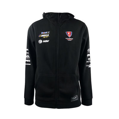 Print Full Zipper Up Motor Cross Pit Shirt Custom Sportswear Mens Hoodies Long Sleeve
