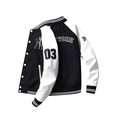 Custom Logo Men's Sportswear Baseball Uniform in Black for Autumn F1 Car Racing Jacket