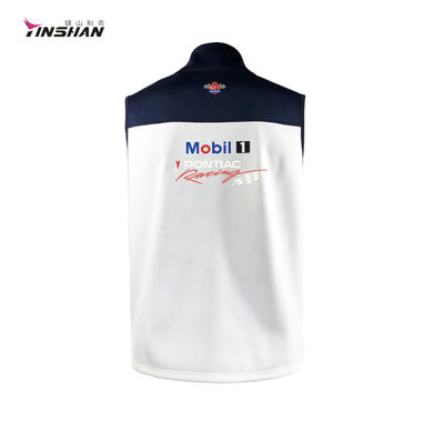 Custom Printed Polyester Cycling Gym Vest for Adults Soft Shell Jacket Men Gilet Homme