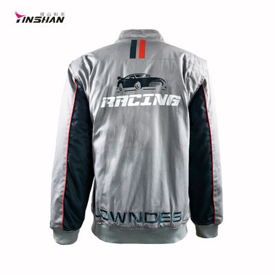 Customized Warm Logo Men's Sports Racing Jacket for Motorcycle Auto Racing Enthusiasts