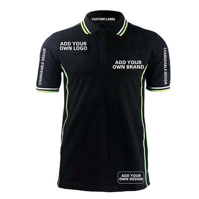 Sublimation Pit Crew Racing T Shirts Customized Logo F1 Polo Shirts for Teamwear