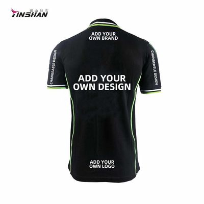 Sublimation Pit Crew Racing T Shirts Customized Logo F1 Polo Shirts for Teamwear