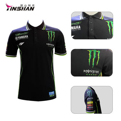 Customized Logo Racing T Shirts Breathable Sublimation F1 Polo Shirts for Pit Crew