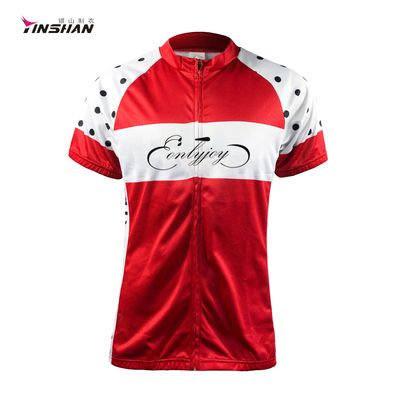 Breathable Mountain Racing Jersey Shirts Custom Logo Polyester Print for Racing Events