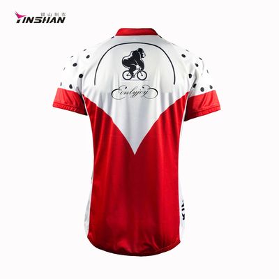 Breathable Mountain Racing Jersey Shirts Custom Logo Polyester Print for Racing Events