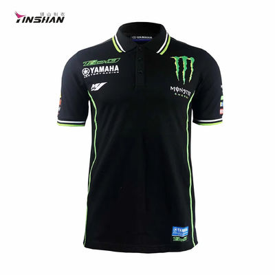 Custom Logo Men's Motor Cross Pit Shirt for MotoGP Moto Teamwear Racing Fanswear