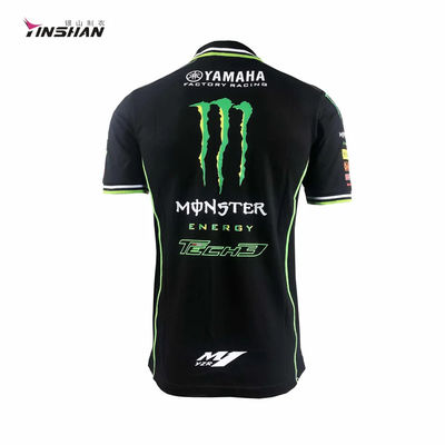Custom Logo Men's Motor Cross Pit Shirt for MotoGP Moto Teamwear Racing Fanswear