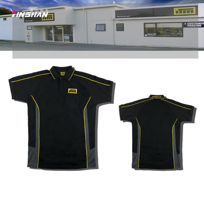 Breathable Custom Teamwear Polo Shirt Unisex Moto Cycle Clothes with Printed Logo