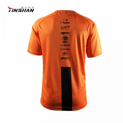 2022 Orange OEM Logo T-shirt Customized for Other Sportswear Type