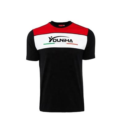 Custom Logo Printed Sports T-Shirt for Unisex Jersey Fabric Men's Outdoor Breathable