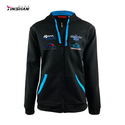 XS-5XL Breathable Custom Artwork Men's Cotton Polyester Jersey Sports Racing Hoodie