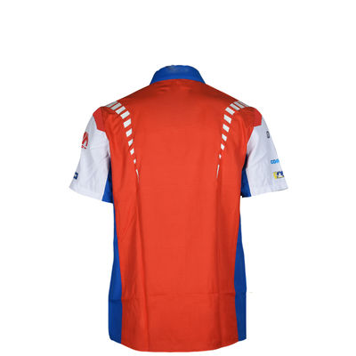 Cotton/Polyester Custom Design Racing Polo Shirt Made In With Transfer Artwork Design