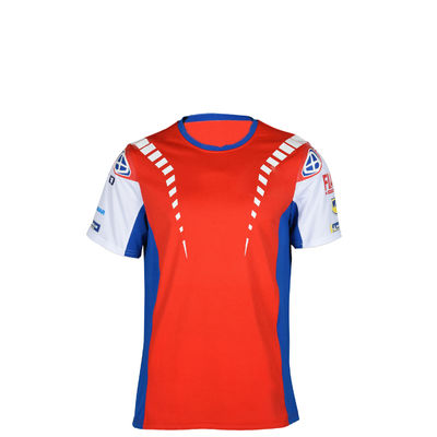 Cotton/Polyester Custom Design Racing Polo Shirt Made In With Transfer Artwork Design