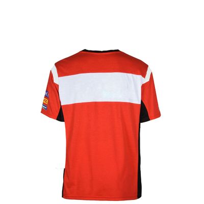 Custom Logo Design Sports Wear T-Shirts made with Wicking Fabric and 100% Cotton