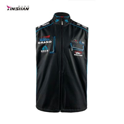 Own Design Softshell Elastane Team Vest for Racing and Motorcycling For Racing Events