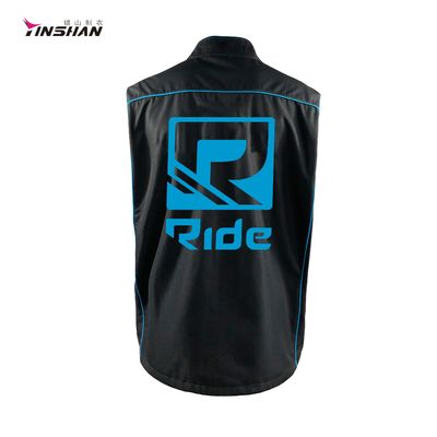 Own Design Softshell Elastane Team Vest for Racing and Motorcycling For Racing Events