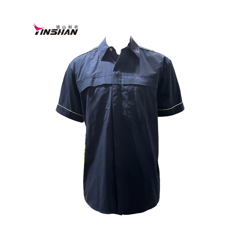 Short Sleeve One Piece Engineer Workwear Overall for Unisex in Workshop Clothing Suit