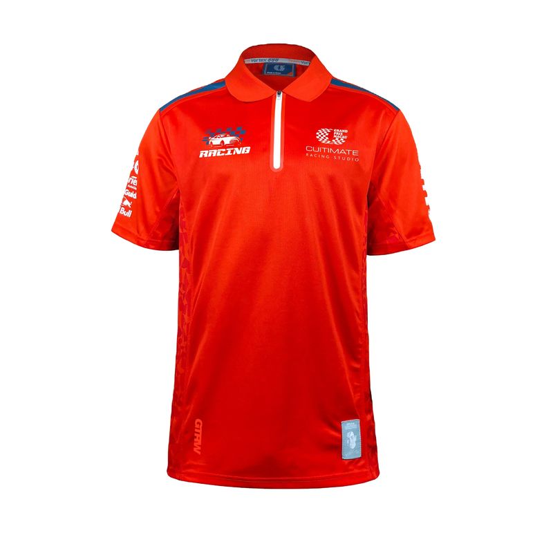 Custom Printed Breathable Short Sleeve Motocross Jersey for Racing Polo F1 Car Racing Suit