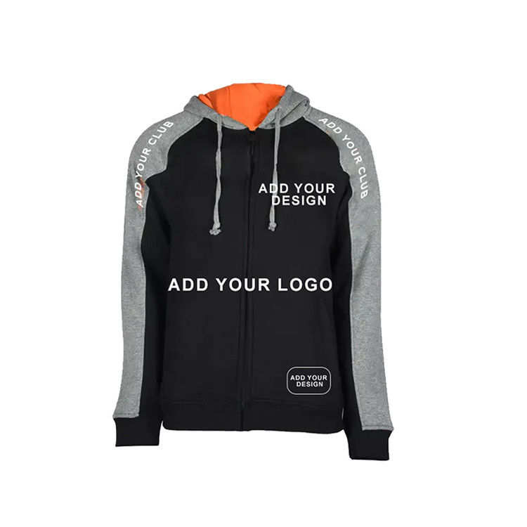 Plus Size Custom Logo Men's Hoodie for Pit Crew Car Racing in Cotton/Polyester Fleece