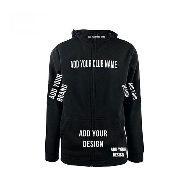 Print Full Zipper Up Motor Cross Pit Shirt Custom Sportswear Mens Hoodies Long Sleeve
