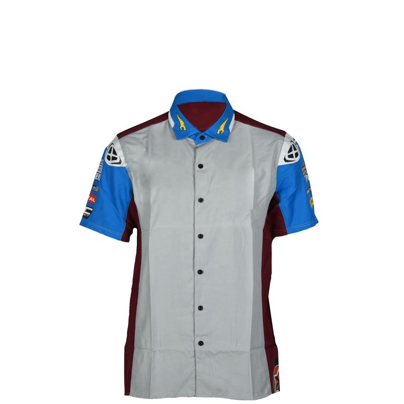 Custom T Shirt for Men Comfortable Sports Polo Shirt for Riding Cotton Racing Pit Crew