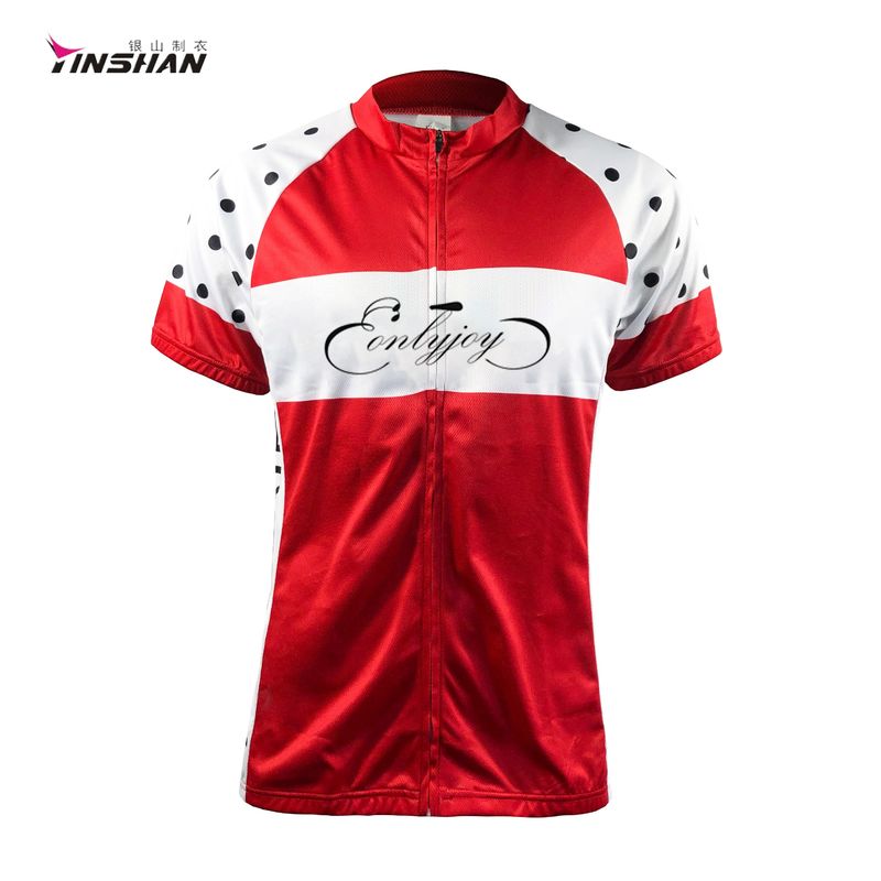 Breathable Mountain Racing Jersey Shirts Custom Logo Polyester Print for Racing Events