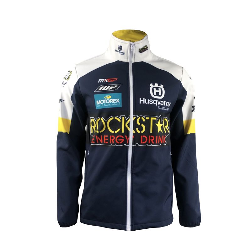 Windproof Motorcycle Racing Jacket 100% Polyester Breathable Racing Soft Shell Jackets